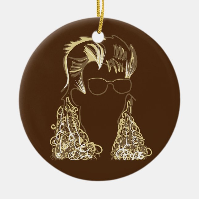 Décoration de Noël Mullet Madness personnalisée (Devant)