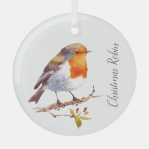 Décoration de Noël - Robin Watercolours