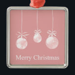 Décoration de Noël rose<br><div class="desc">Ornements de Noël roses</div>