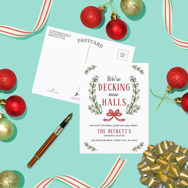 Décoration de nouveaux halls | Carte de vœux de ch (Créateur téléchargé)