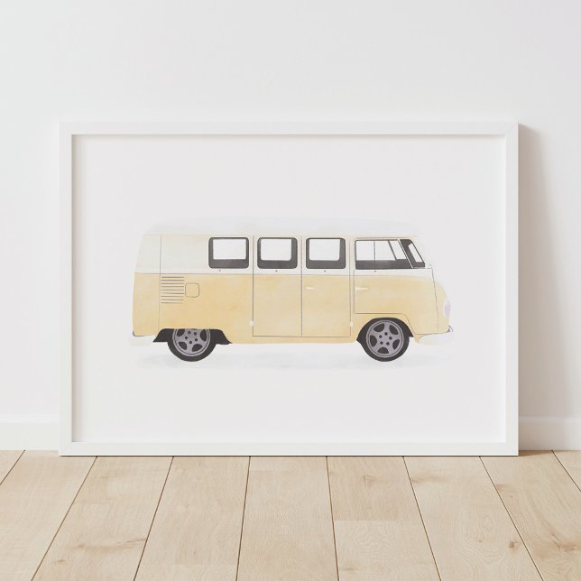 Décoration de nurserie avec une camionnette rétro  (Créateur téléchargé)