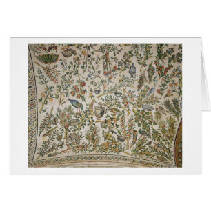 Décoration de plafond avec des fleurs et des