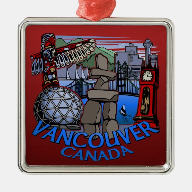 Décoration de souvenirs ornementaux de Vancouver C (Devant)