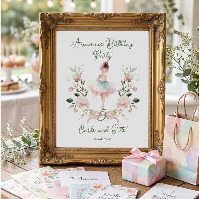 Décoration de table d'anniversaire de ballerine à  (Créateur téléchargé)