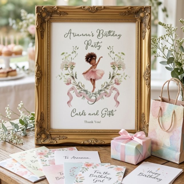 Décoration de table d'anniversaire de ballerine à  (Créateur téléchargé)