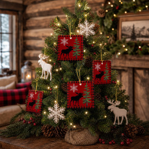 Décoration de vacances de chalet rustique avec vér