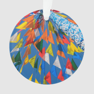 Décoration du drapeau triangulaire