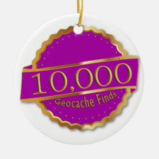 DÉCORATION EN CÉRAMIQUE 10 000 GÉOCACHING TROUVE UN PRIX DE RÉALISATION DE