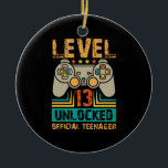 Décoration En Céramique 13e anniversaire Gift Boys Niveau 13 déverrouillé<br><div class="desc">13th Birthday jeu vidéo présent, drôle pour les jeunes garçons et filles en bas âge qui sont PC console jeu jouer amoureux. Meilleure idée cadeau pour les enfants de 13 ans qui adorent l'informatique en ligne des trucs nerd et de la décoration. Joueur geek officiellement heureux du treizième anniversaire !...</div>
