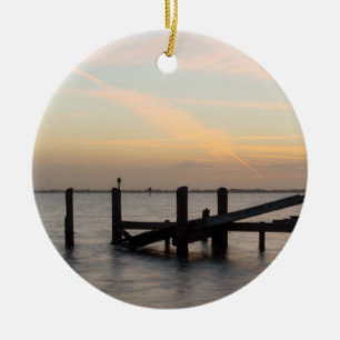 Décoration En Céramique 1er coucher de soleil 2017 Cocoa Beach