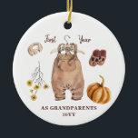 Décoration En Céramique 1ère année comme grands-parents pas photo boho min<br><div class="desc">Petit citrouille Première année comme grands-parents,  décoration moderne minimaliste.</div>
