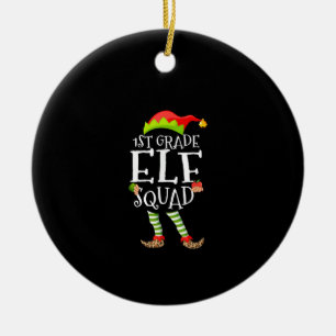 Décoration En Céramique 1re classe d'Elf Squad Funny Enseignant primaire N