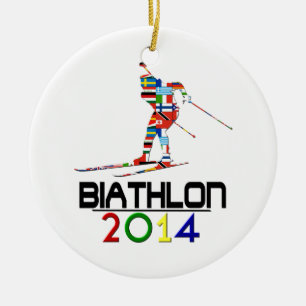 Décoration En Céramique 2014 : Biathlon