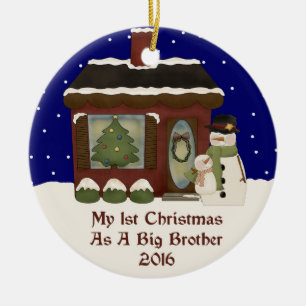 Décoration En Céramique 2016 mon ęr Noël en tant que frère