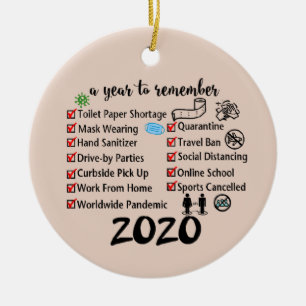Décoration En Céramique 2020 Un An Pour Se Souvenir Des Gardiens De Noël