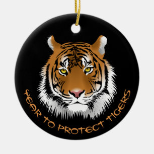 Décoration En Céramique 2022 Année pour la protection des tigres