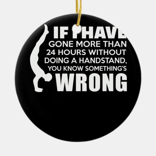 Décoration En Céramique 24 Heures sans faire de gymnastique à main (Devant)