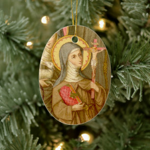 Décoration En Céramique 2pour1 Saints : Deux Saints Clare Pauvres (SAU 027