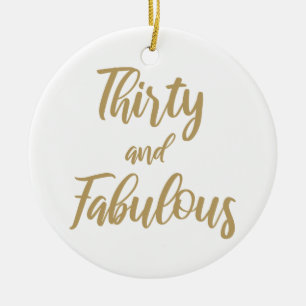 Décoration En Céramique 30e Humour d'anniversaire