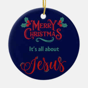 Décoration En Céramique #3 Tout est à propos de Jésus – Noël