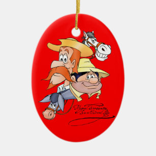 Décoration En Céramique 400 ans avec Dulcinea&Don Quichotte @QUIXOTEdotTV