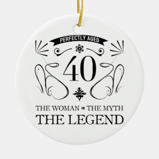 Décoration En Céramique 40e anniversaire pour les femmes