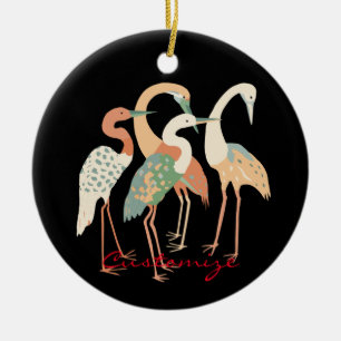 Décoration En Céramique 4 grues japonaises Thunder_Cove