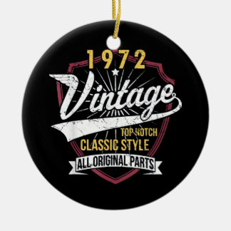 Décoration En Céramique 50 Anniversaire 1972 Edition Limitée