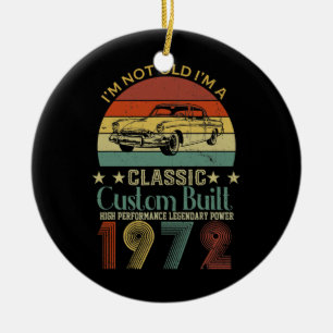 Décoration En Céramique 50th Birthday Gifts for Men Dad Retro Vintage