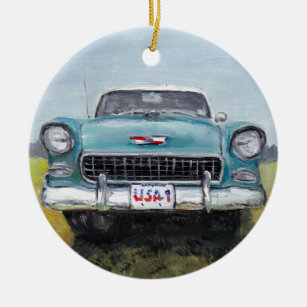 Décoration En Céramique '55 Chevy Car Art Ornament