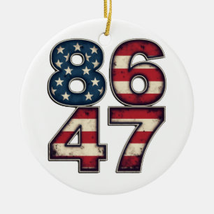 Décoration En Céramique 86 47 Fier Maga Trump Président Jour d'inauguratio