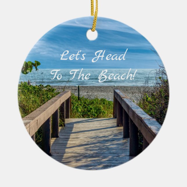 Décoration En Céramique À La Plage (Devant)