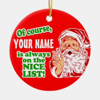 Décoration En Céramique A personnalisé VOTRE Noël NOMMÉ