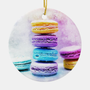 Décoration En Céramique Abrégé sur pour aquarelle nourriture de macaron