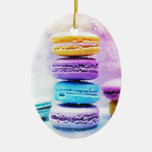 Décoration En Céramique Abrégé sur pour aquarelle nourriture de macaron
