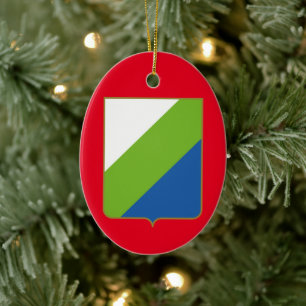 Décoration En Céramique Abruzzes, Italie - Armoiries