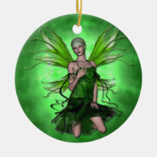 Décoration En Céramique Absinthe de KRW l'ornement vert d'imaginaire de