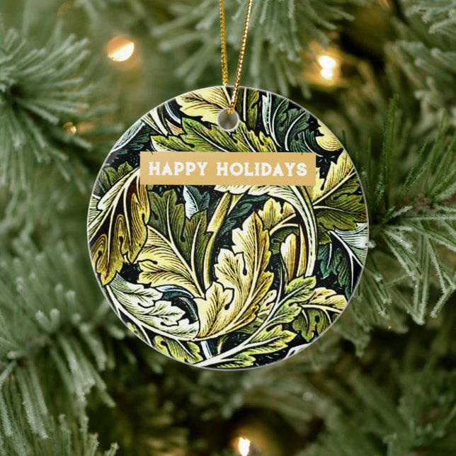 Décoration En Céramique Acanthus, Joyeuses Fêtes, (Arbre)