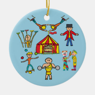 Décoration En Céramique Actes du cirque