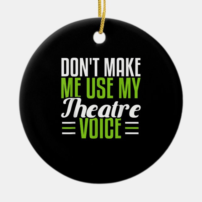 Décoration En Céramique Actrice dramatique de l'Acteur dramatique de Broad (Devant)