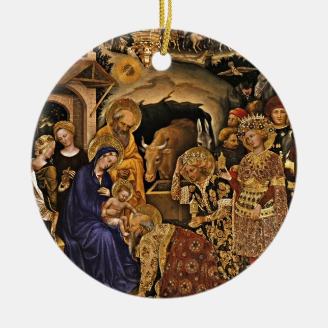 Décoration En Céramique Adorazione dei Magi (Devant)