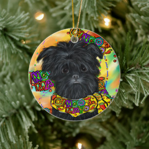 Décoration En Céramique Affenpinscher