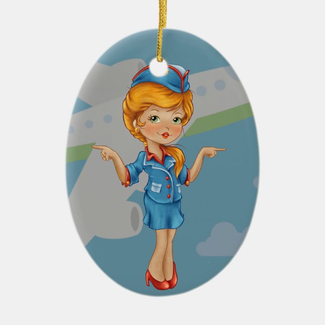 Décoration En Céramique Agent de bord - SRF (Devant)