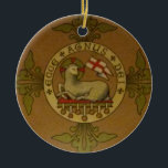 Décoration En Céramique Agneau de Dieu Ecce Agnus Dei<br><div class="desc">Agneau de latin d'Ecce Agnus Dei de Dieu</div>