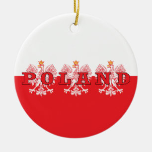 Décoration En Céramique Aigles rouges de Pologne