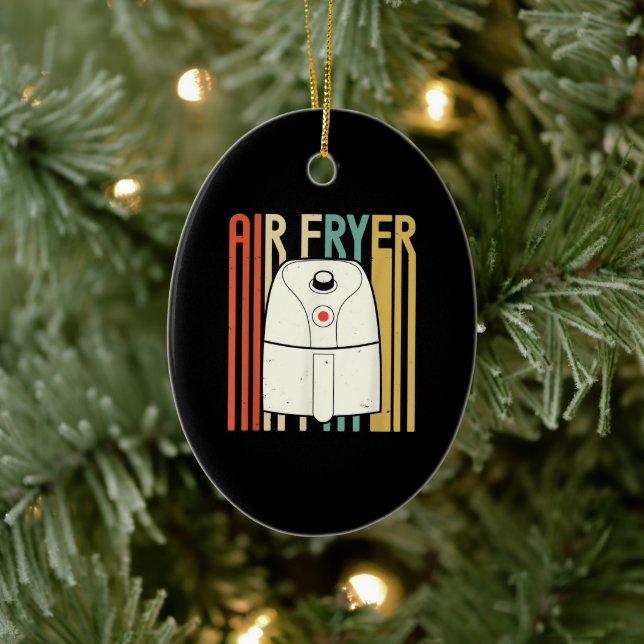 Décoration En Céramique Air Fryer Master Cook Food| Retro Chicken (Arbre)