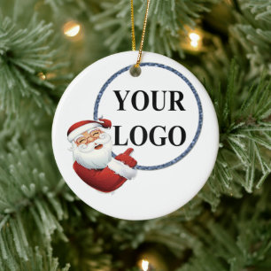 Décoration En Céramique Ajouter votre logo Noël