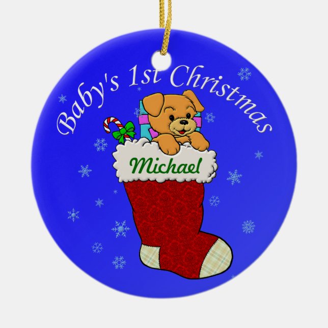 Décoration En Céramique Ajoutez votre nom (Devant)