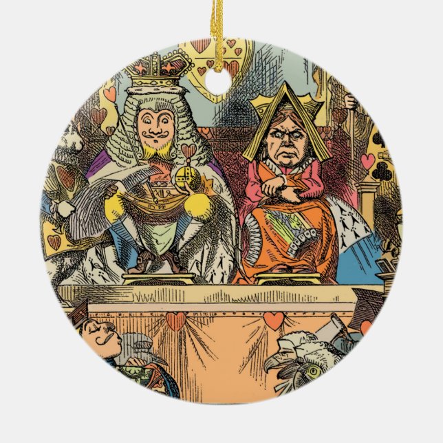 Décoration En Céramique Alice à Wonderland Cheshire Cat Characters (Dos)