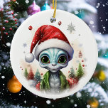 Décoration En Céramique Alien de Noël<br><div class="desc">Cette conception peut être personnalisée dans la zone fournie en modifiant la photo et/ou le texte. Vous pouvez également le customiser en cliquant sur Personnaliser ce Modèle, puis en choisissant l'option cliquer pour customiser et supprimer ou modifier la couleur de l'arrière - plan, ajouter du texte, modifier la couleur ou...</div>